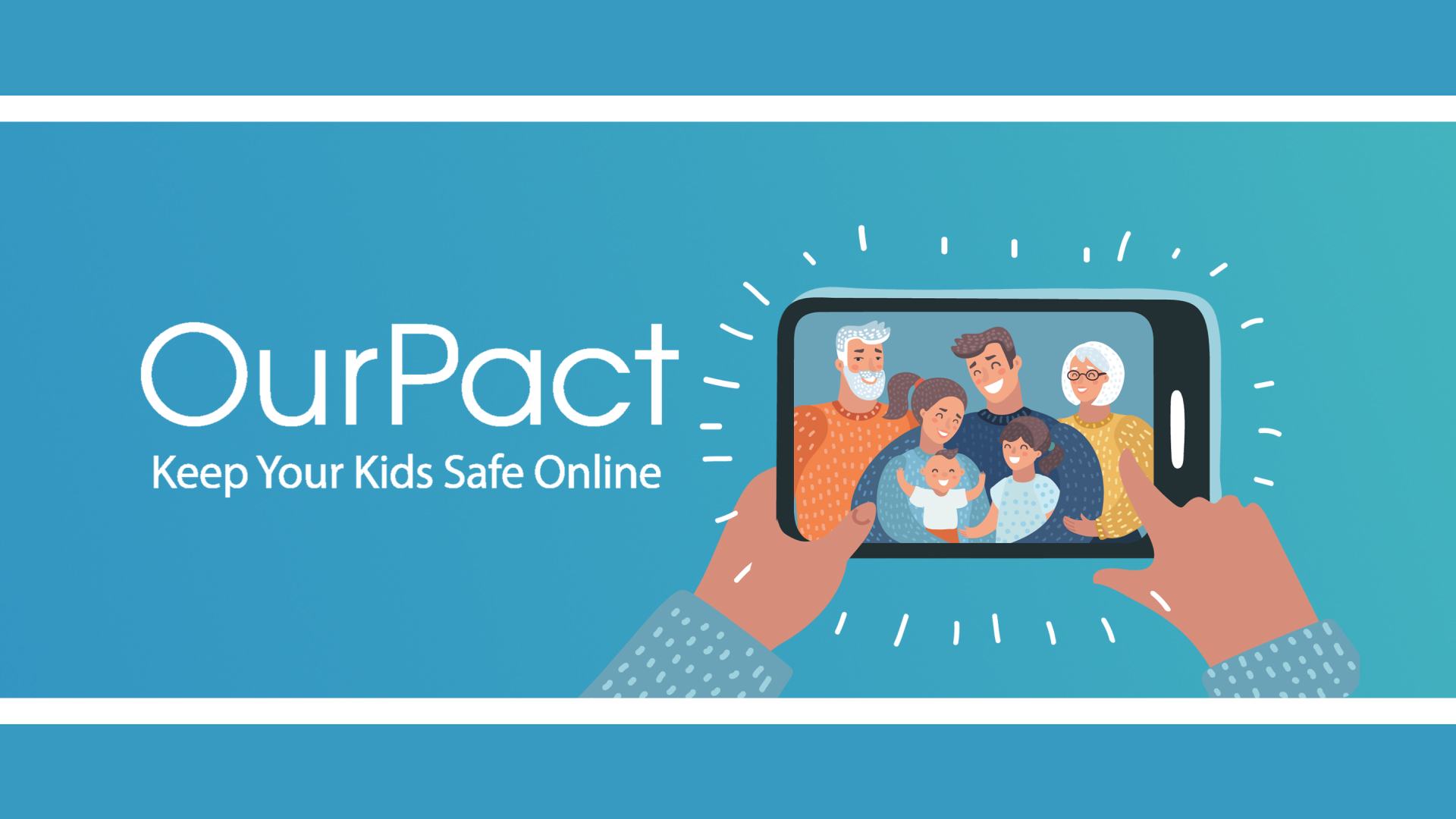 OurPact parental control app screen showing app blocking and screen time scheduling for kids