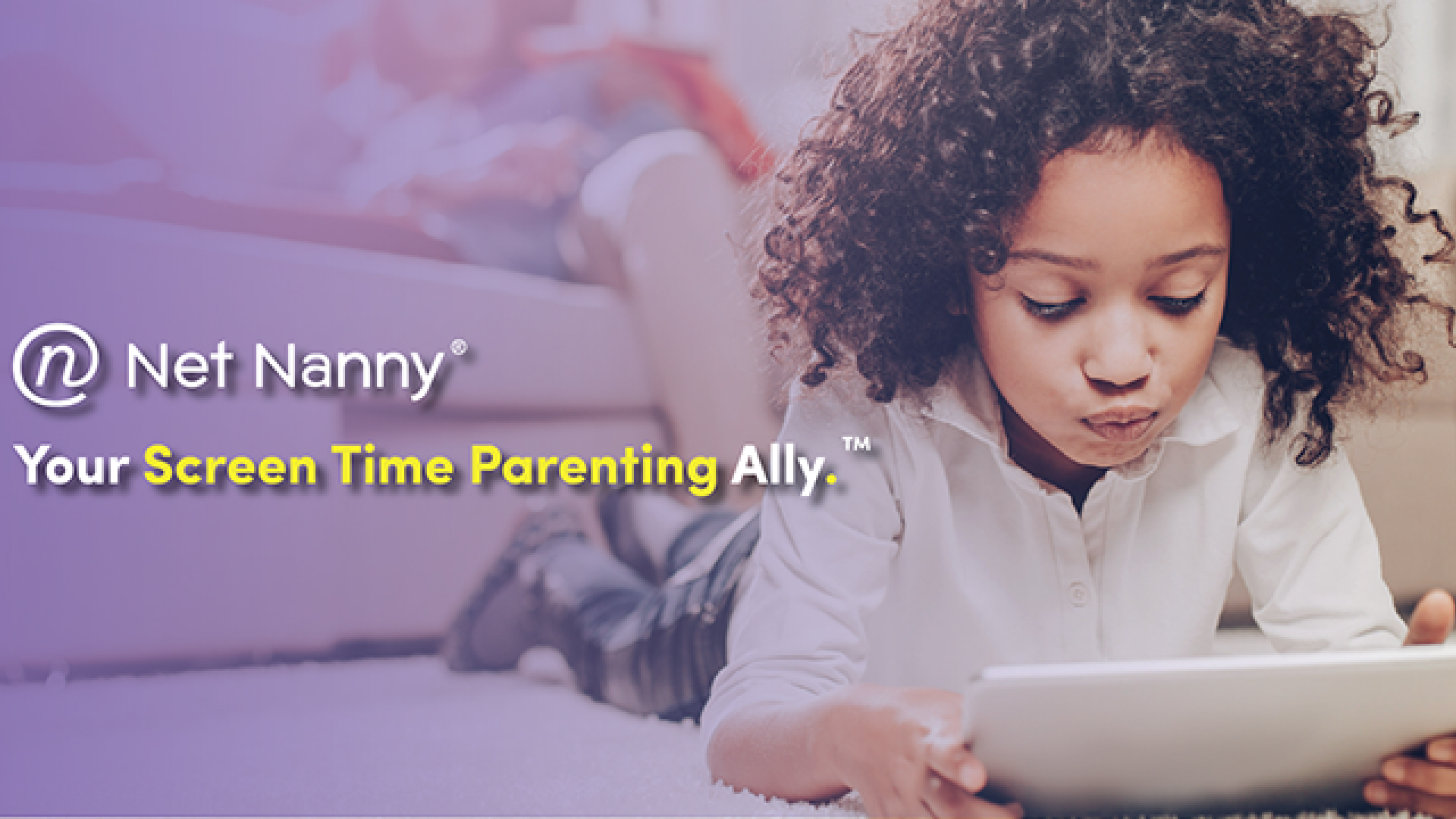 Net Nanny parental control app dashboard with content filtering and screen time management features