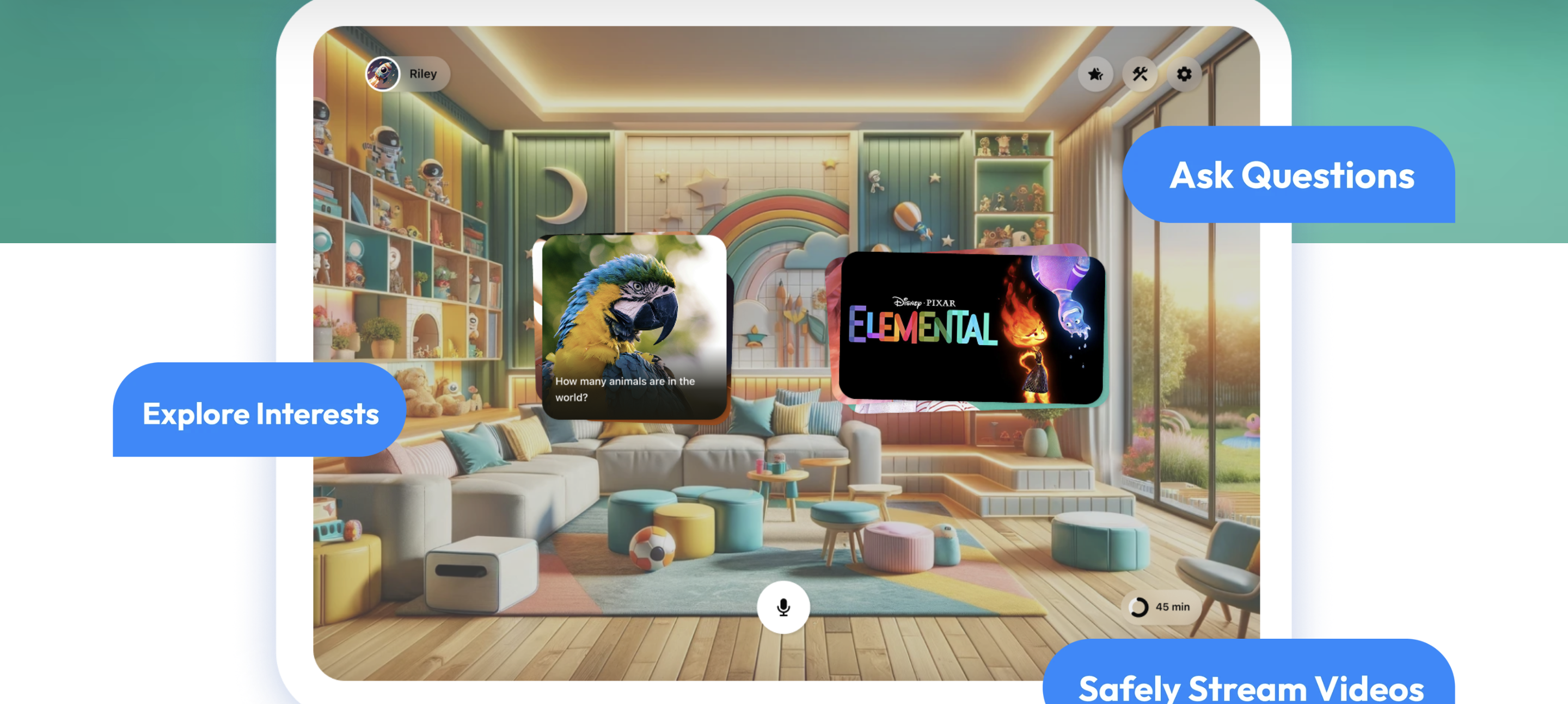 AngelQ is a unique kid-friendly AI platform