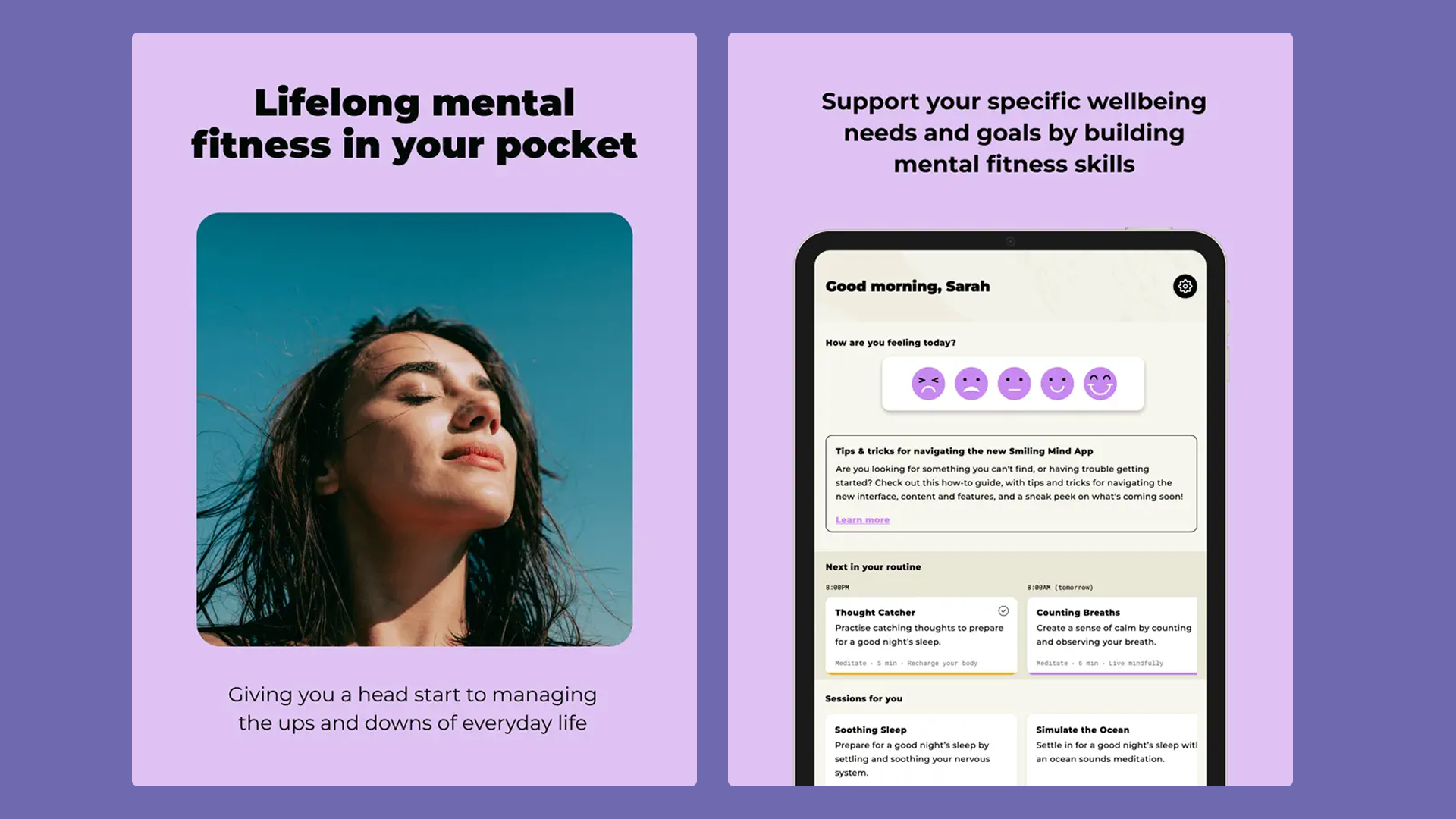 smiling mind mental health app