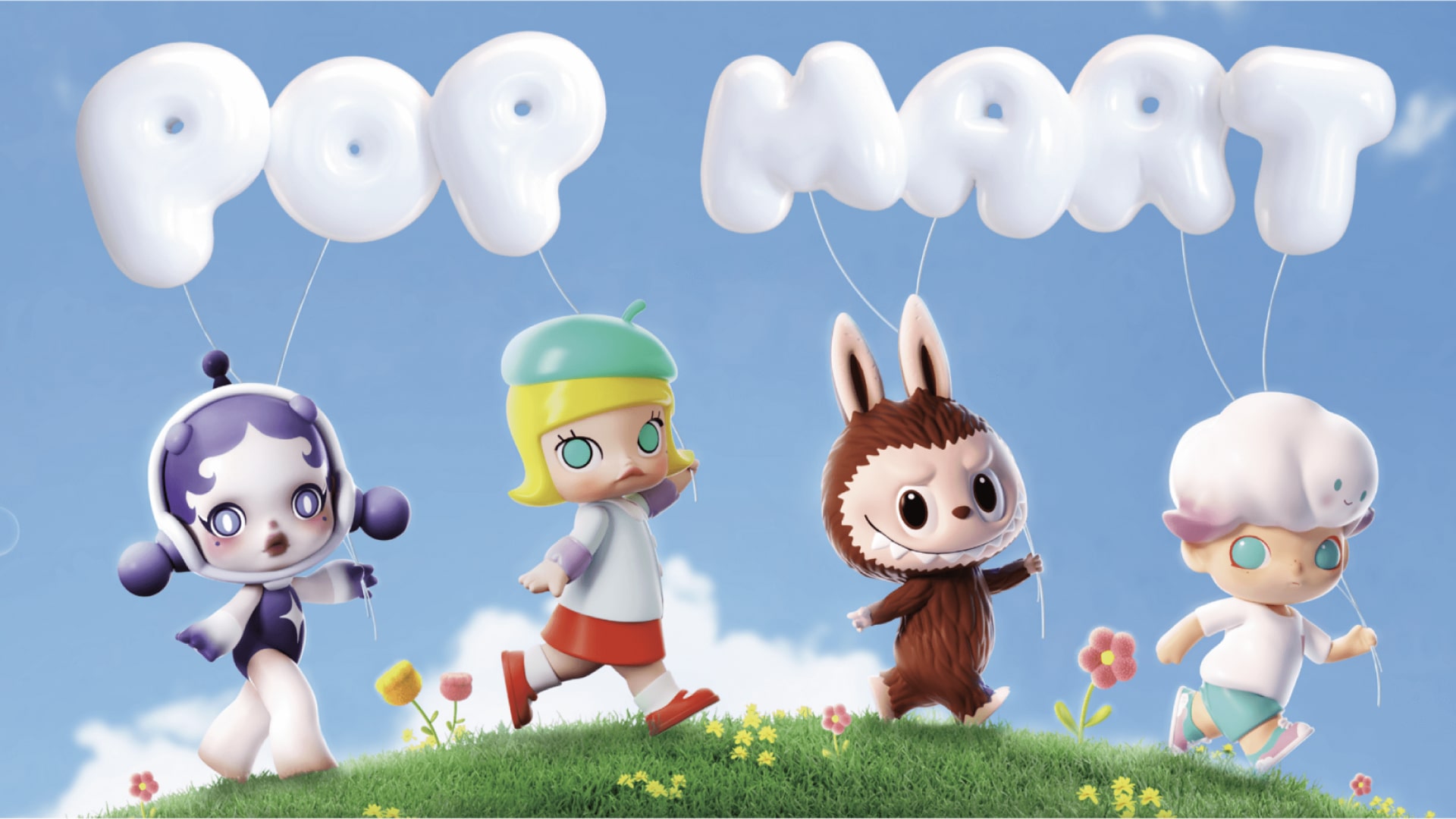 Labubu collectible figures from POP MART lined up as one of the popular Gen Alpha toys trend