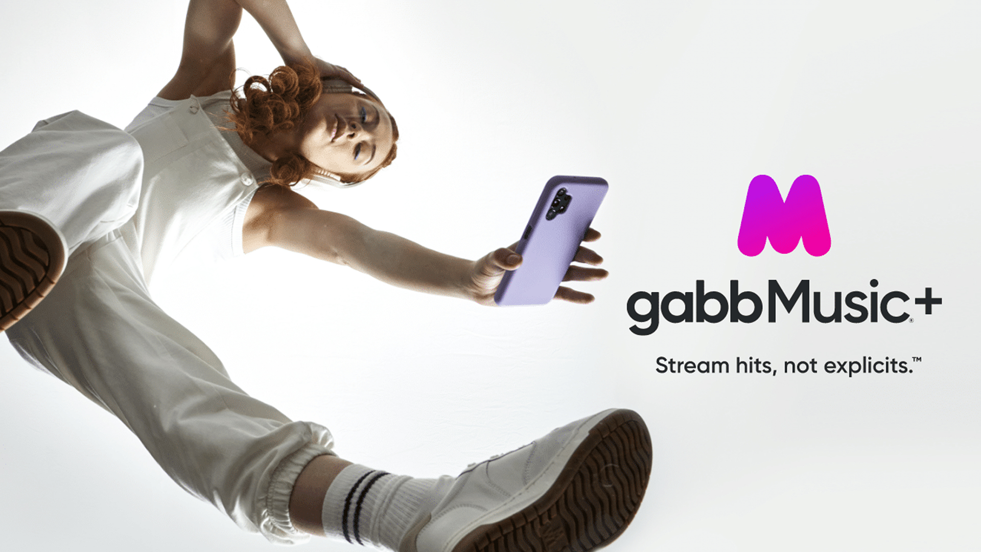 Gabb Music app displaying clean and safe music options for kids