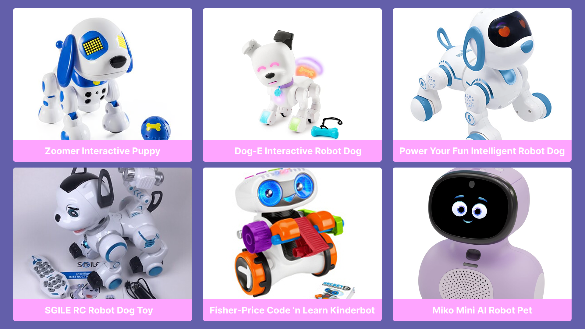 robot dog toy you can buy in walmart and amazon