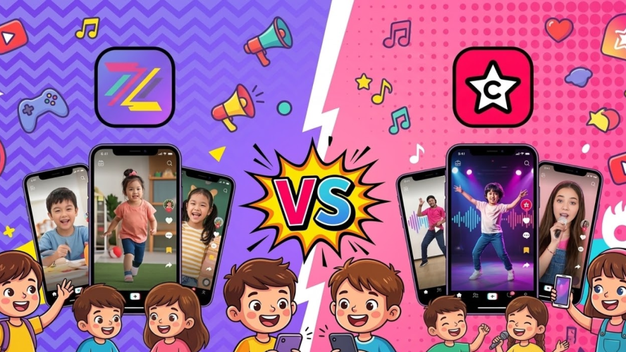 coverstar vs zigazoo features for kids friendly