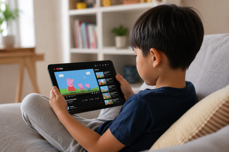 kids watching youtube
