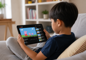 kids watching youtube